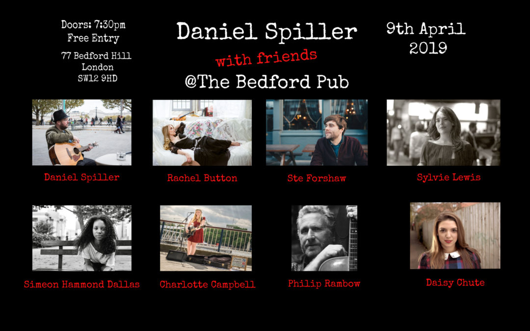 Gig: Daniel Spiller and guests, including Philip Rambow at The Bedford 9th April