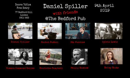 Gig: Daniel Spiller and guests, including Philip Rambow at The Bedford 9th April